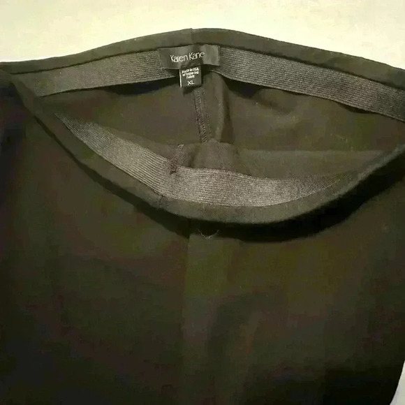 NWOT Size XL Karen Kane black pull on ankle pants - Picture 5 of 9